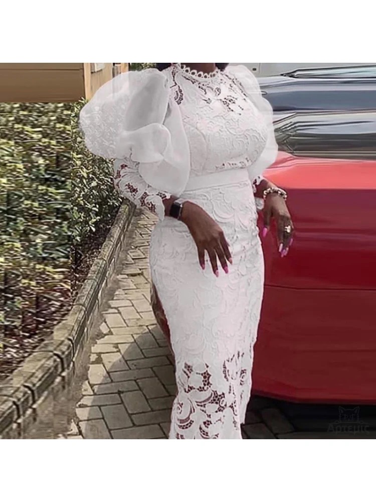Western showdown lace dress FBC36