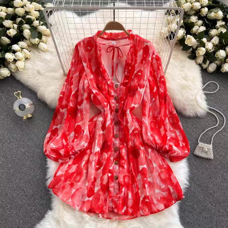 The dream girl ruffle dress CD110 image