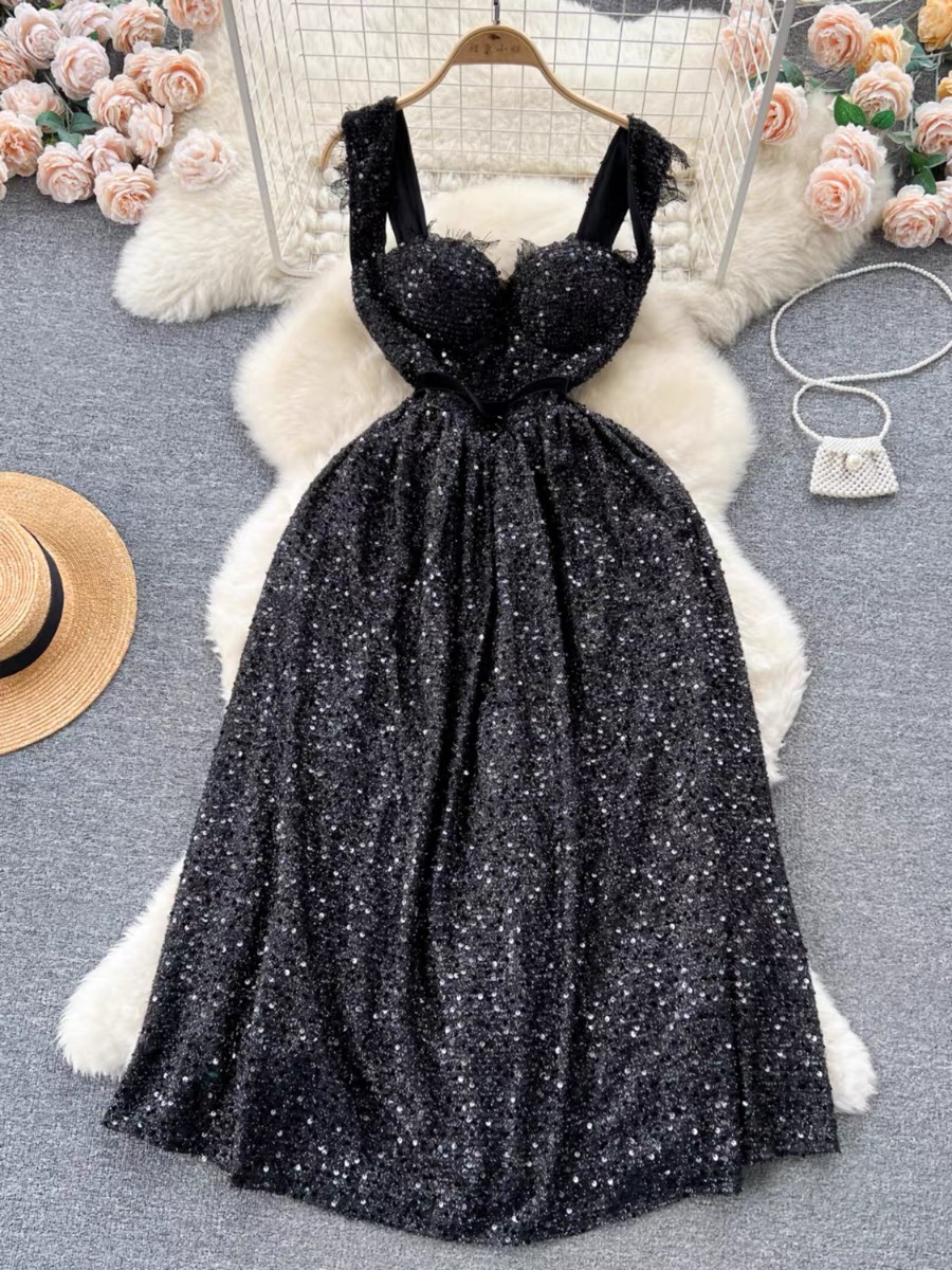 Star of the show sparkle dress EVD168