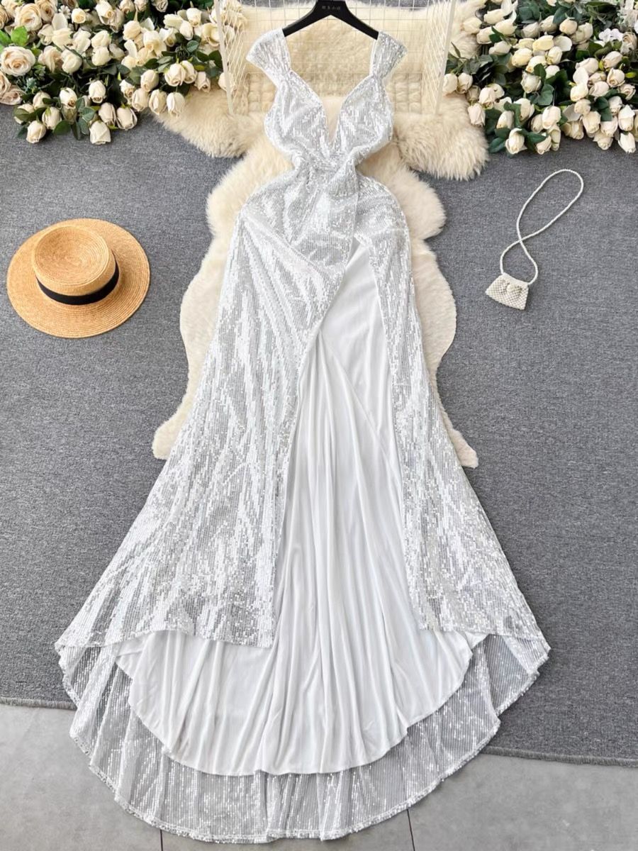 Prom diva shimmer dress EVD62 image