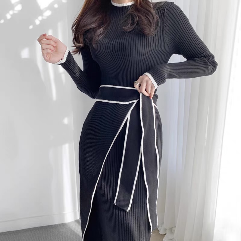 Name in lights sweater dress KD116 image