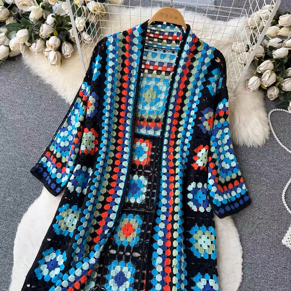 Picnic moves crotchet kimono KM108 image
