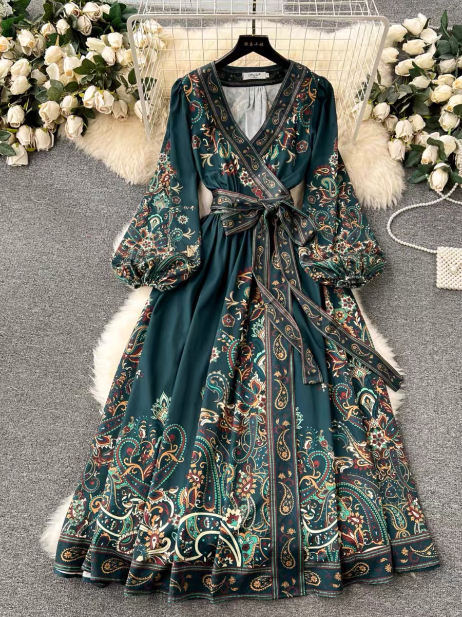 Boujee In paris print dress ED201 image