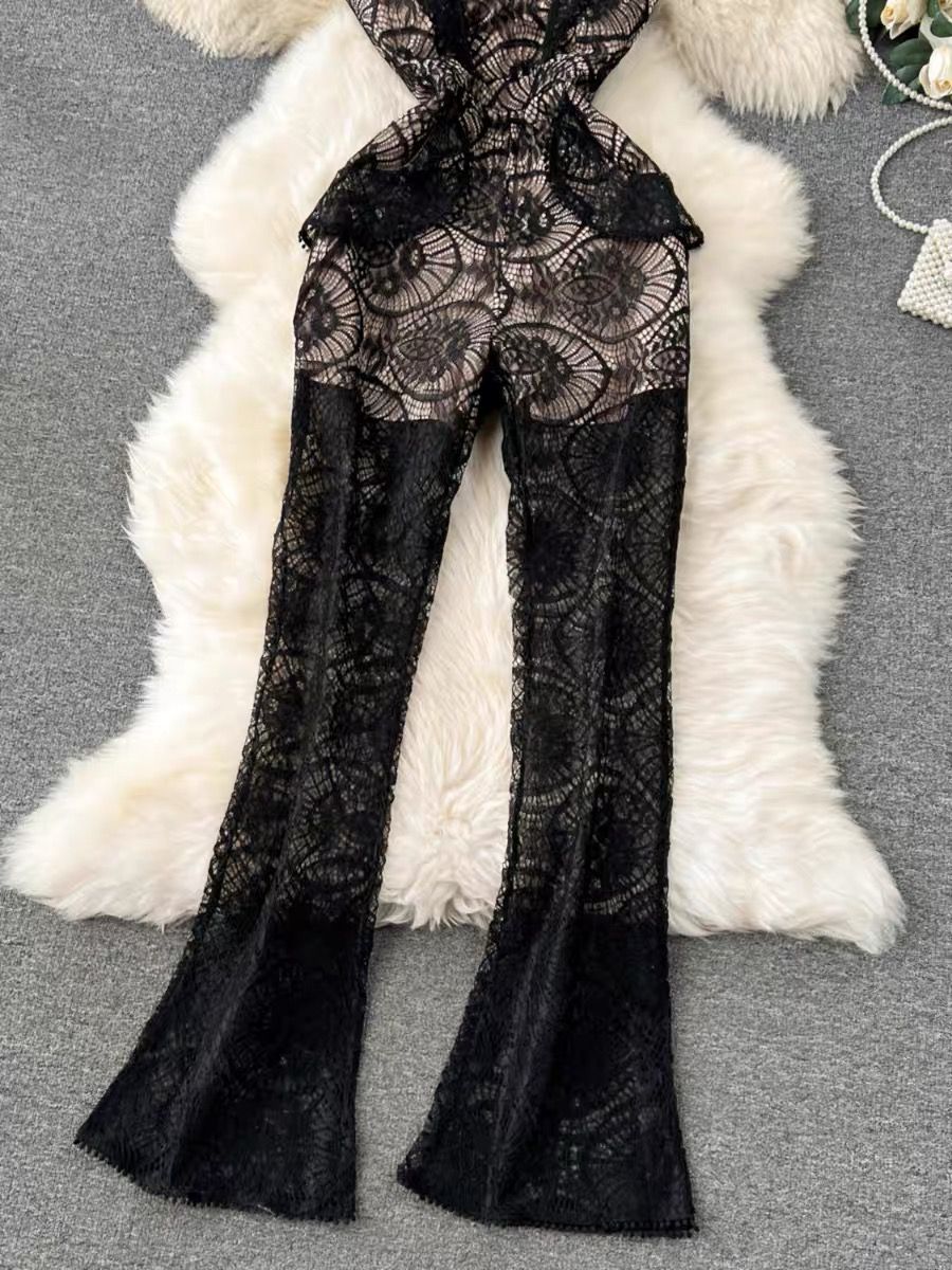 On my best behaviour lace jumpsuit JRZZ652 image