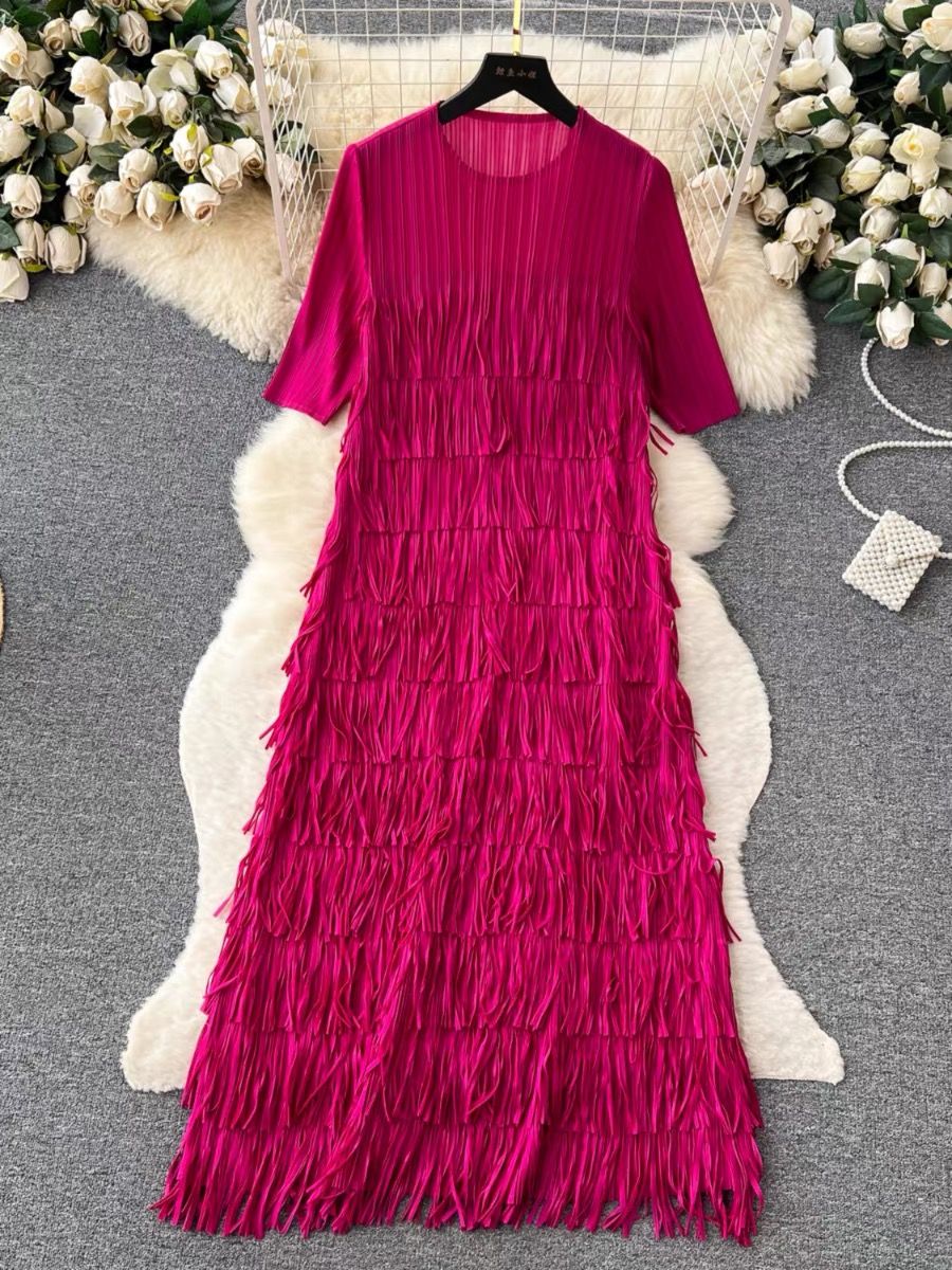 Lunch adventure fringe dress EVD35 image