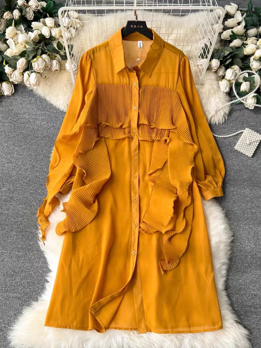 Full bloom ruffle dress CD557 image