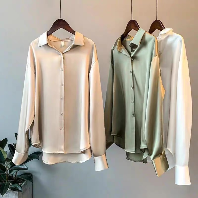 Work boss silky shirt SDZZ241 image