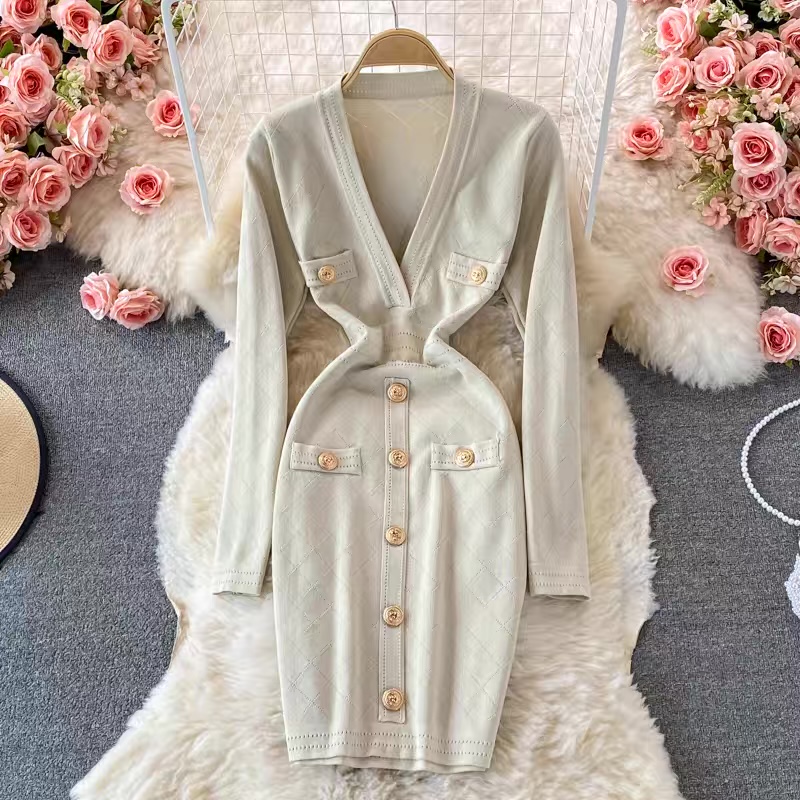 Casual date sweater gown KBC39 image