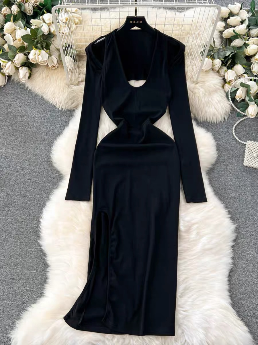 Claire cut out gown CBC382