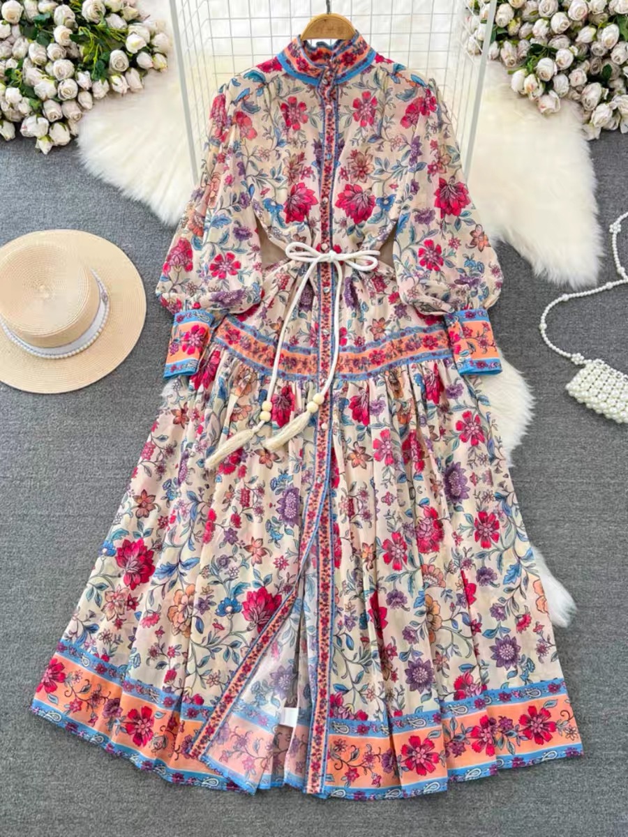 Work can’t handle me print dress ED129