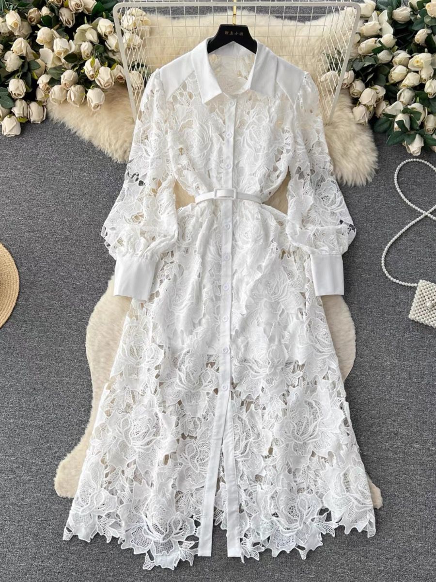 Hampton baby lace dress FD216 image