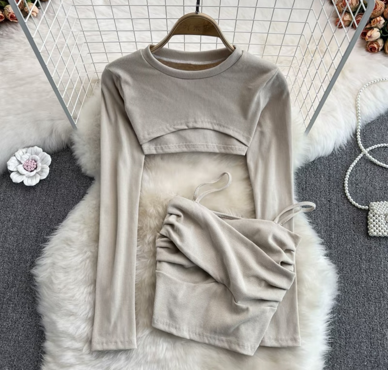 Sweet love top & vest TZZ729 image