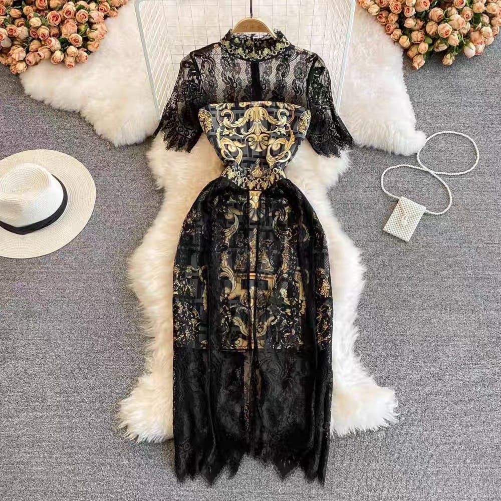 Versace viken lace dress CBC14 image