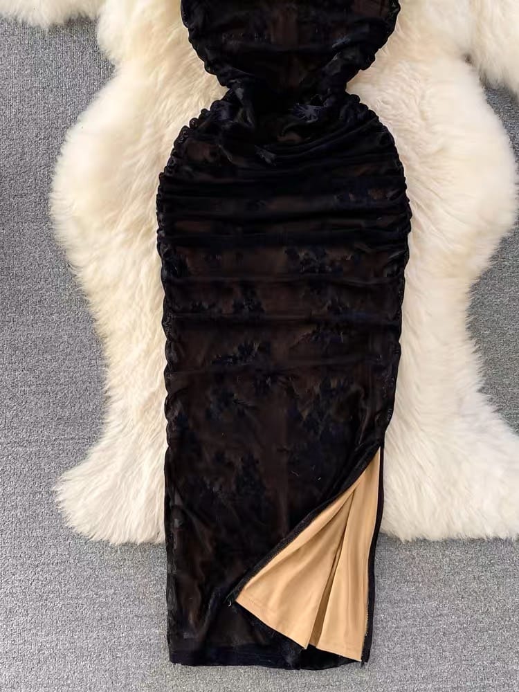 Listen up side cut gown FBC31 image