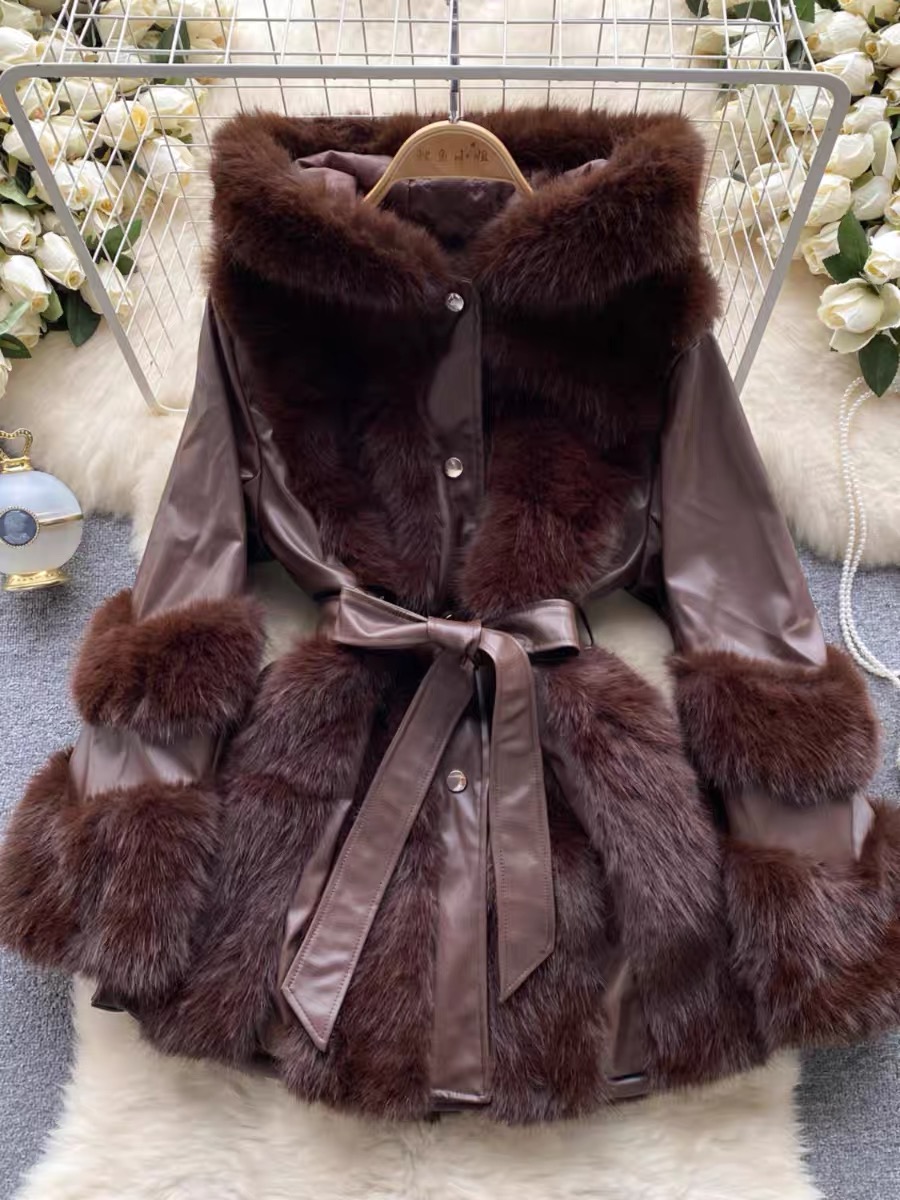 Millionaires club fur coat COA146