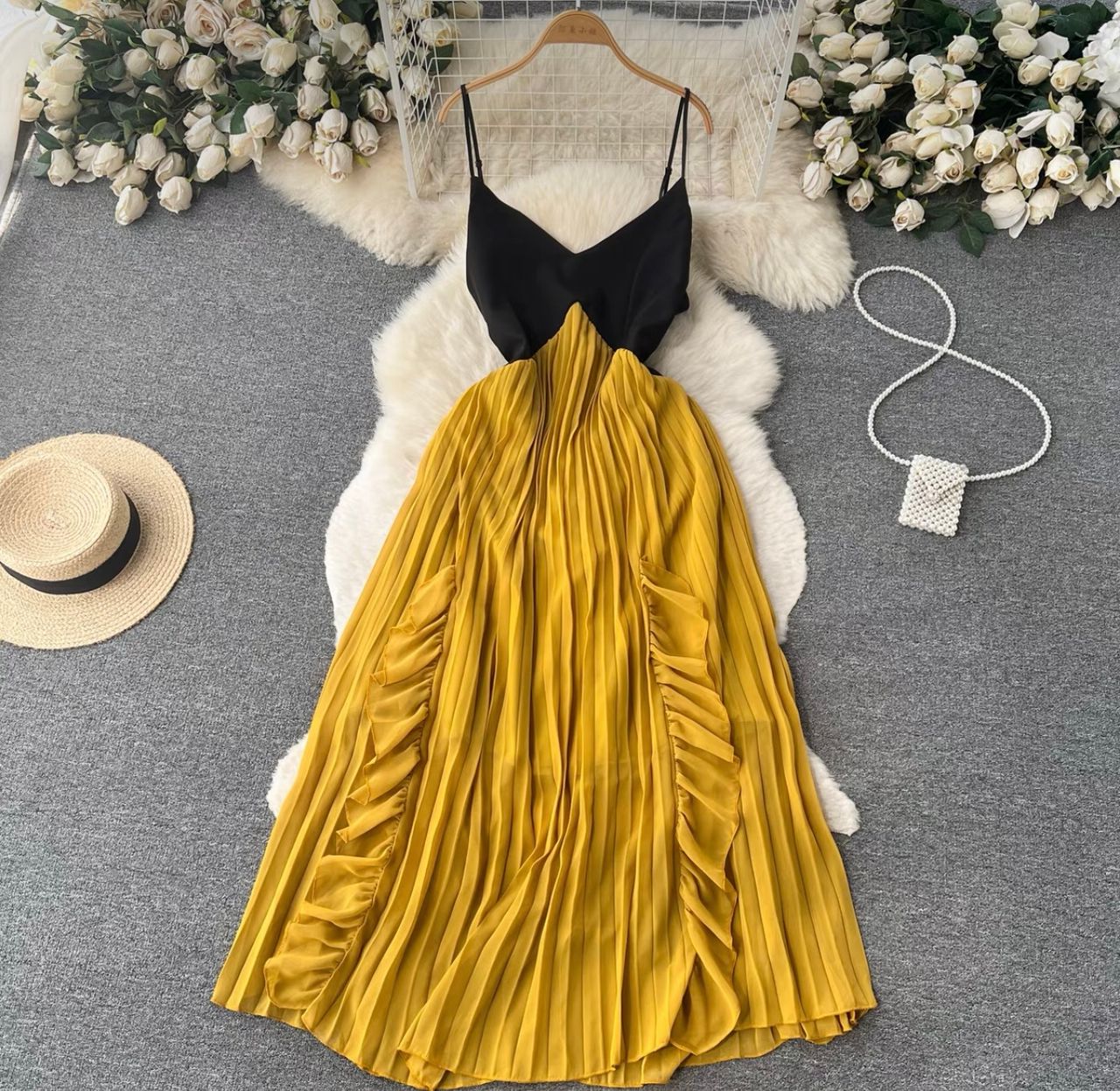 Brunch in paris ruffle dress CD334 image