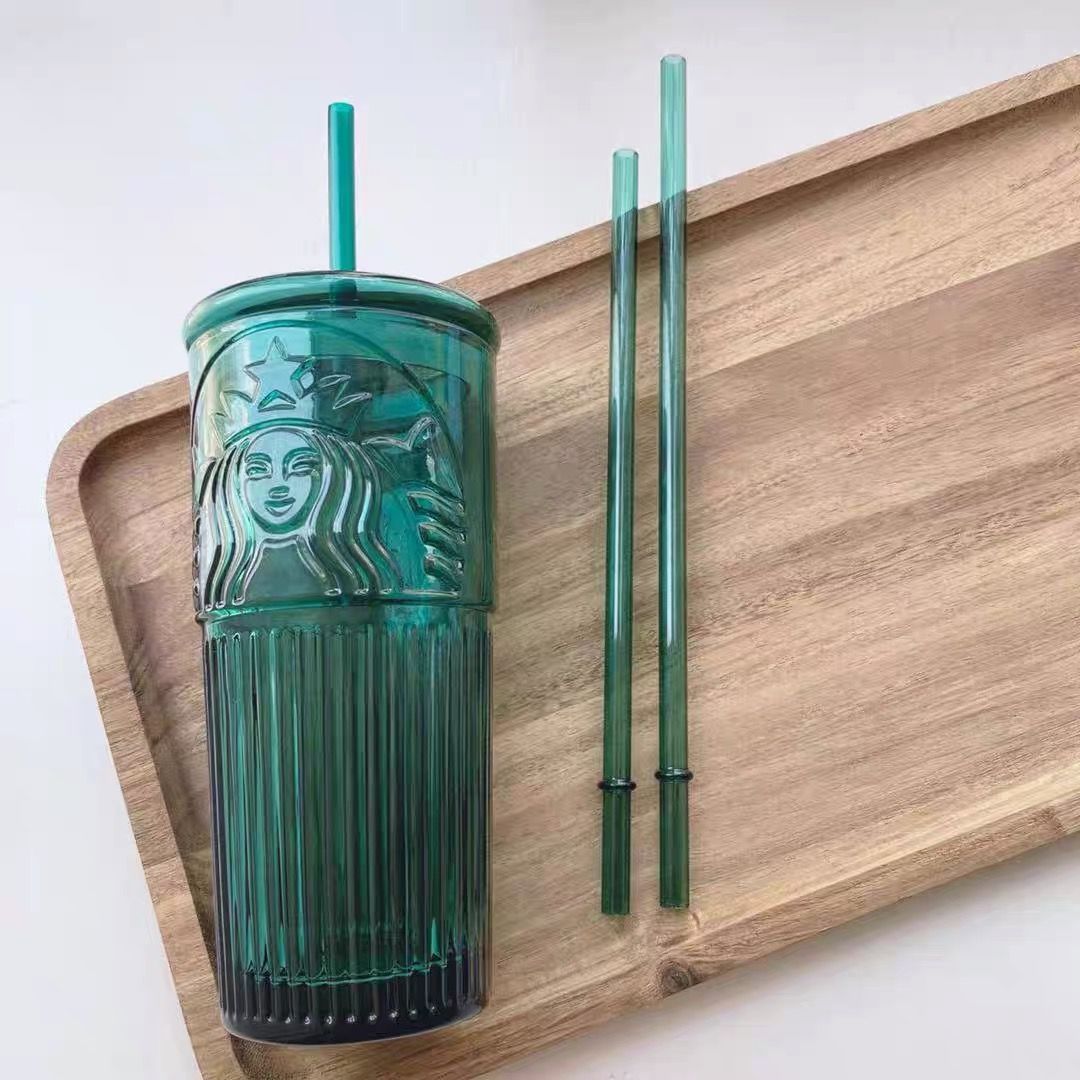 Luxury star bucks cup & straw 550ml CU108 image