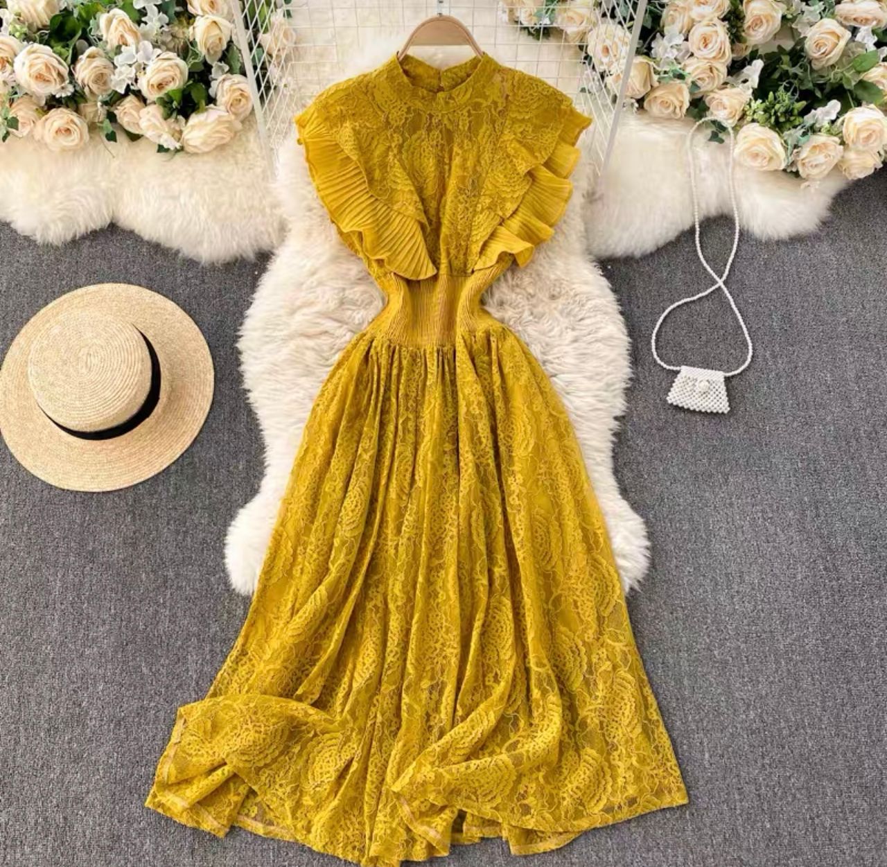 Amina lace dress CD99 image