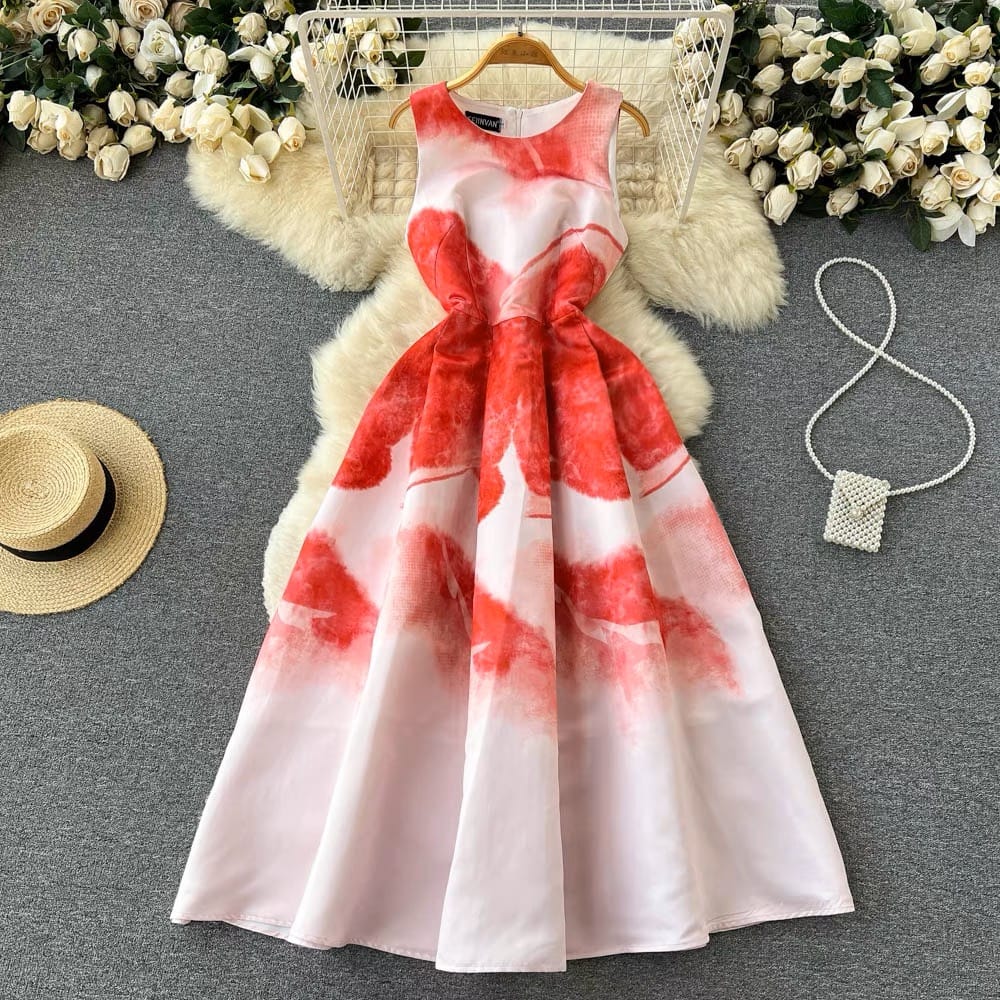 Throwing shades color splash dress FD114 image