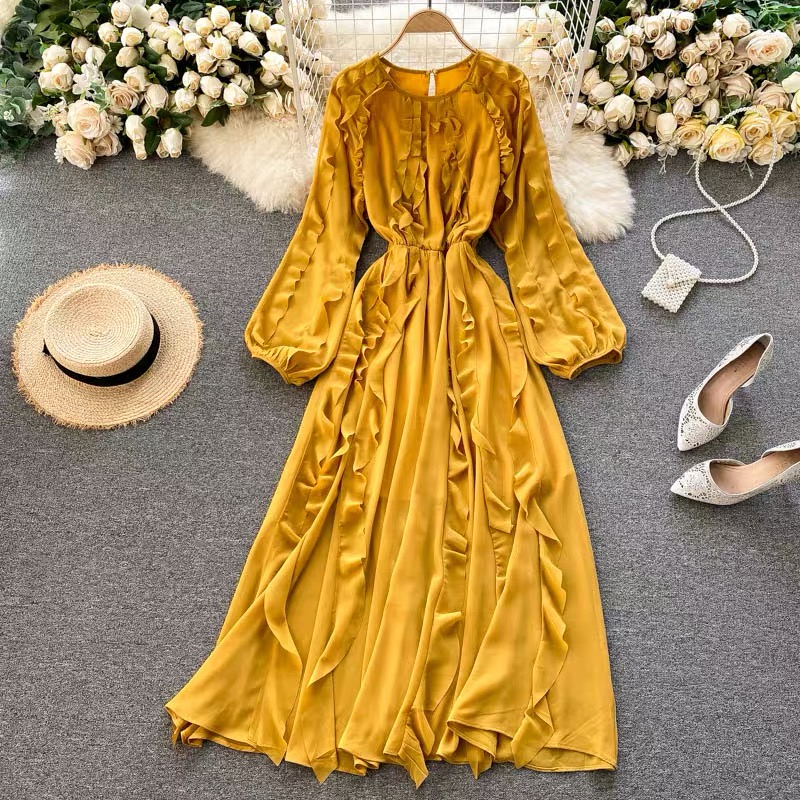 Most valuable ruffle style dress CD21