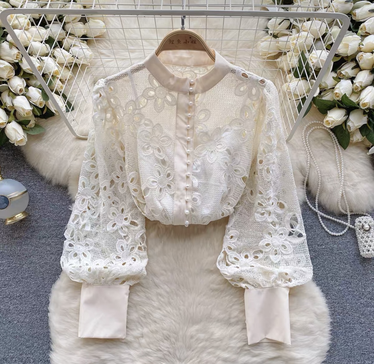 Yasmeen lace blouse BE273 image