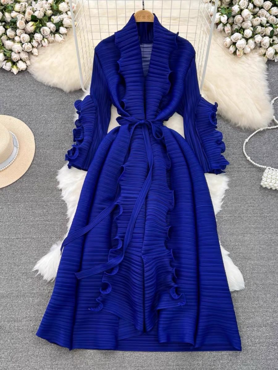 Curving you ruffle dress EVD47 image