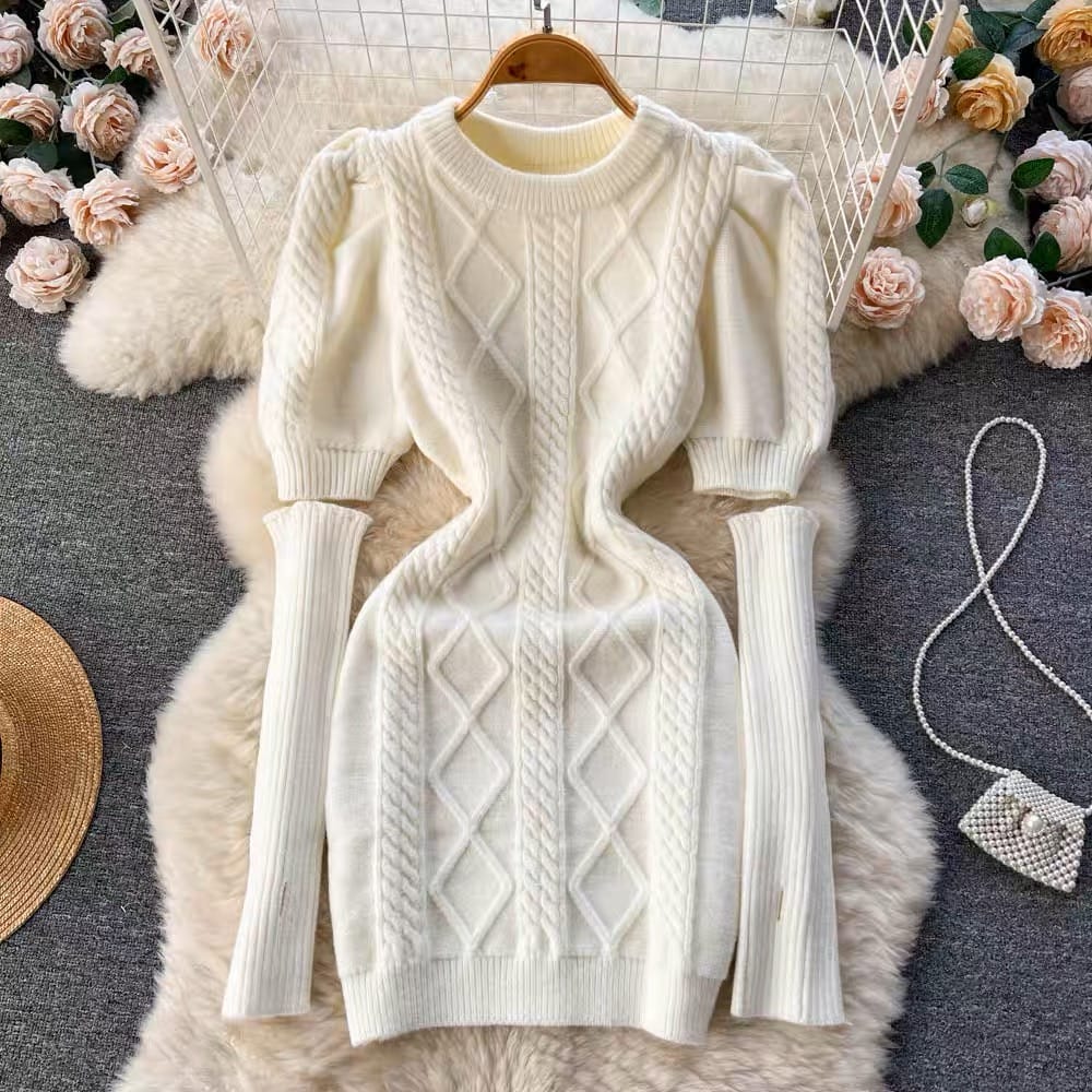 A night to remember midi sweater gown KBC43 image