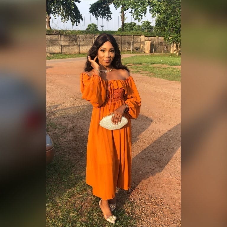 Easy breeze off shoulder dress image