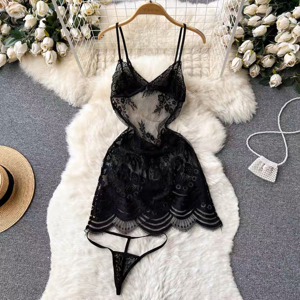 Baby keeper lace gown set SW110 image