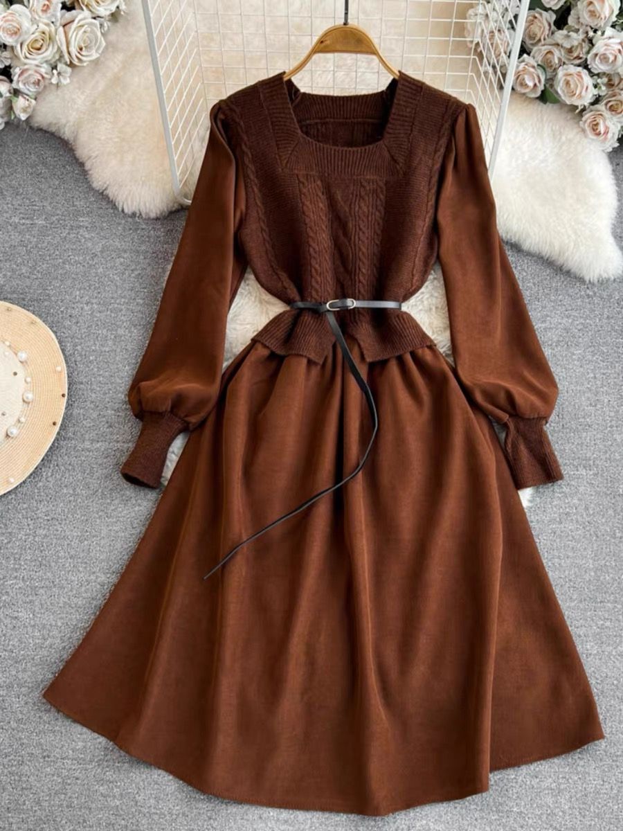 Keep it naughty knit & cashmere dress FD479