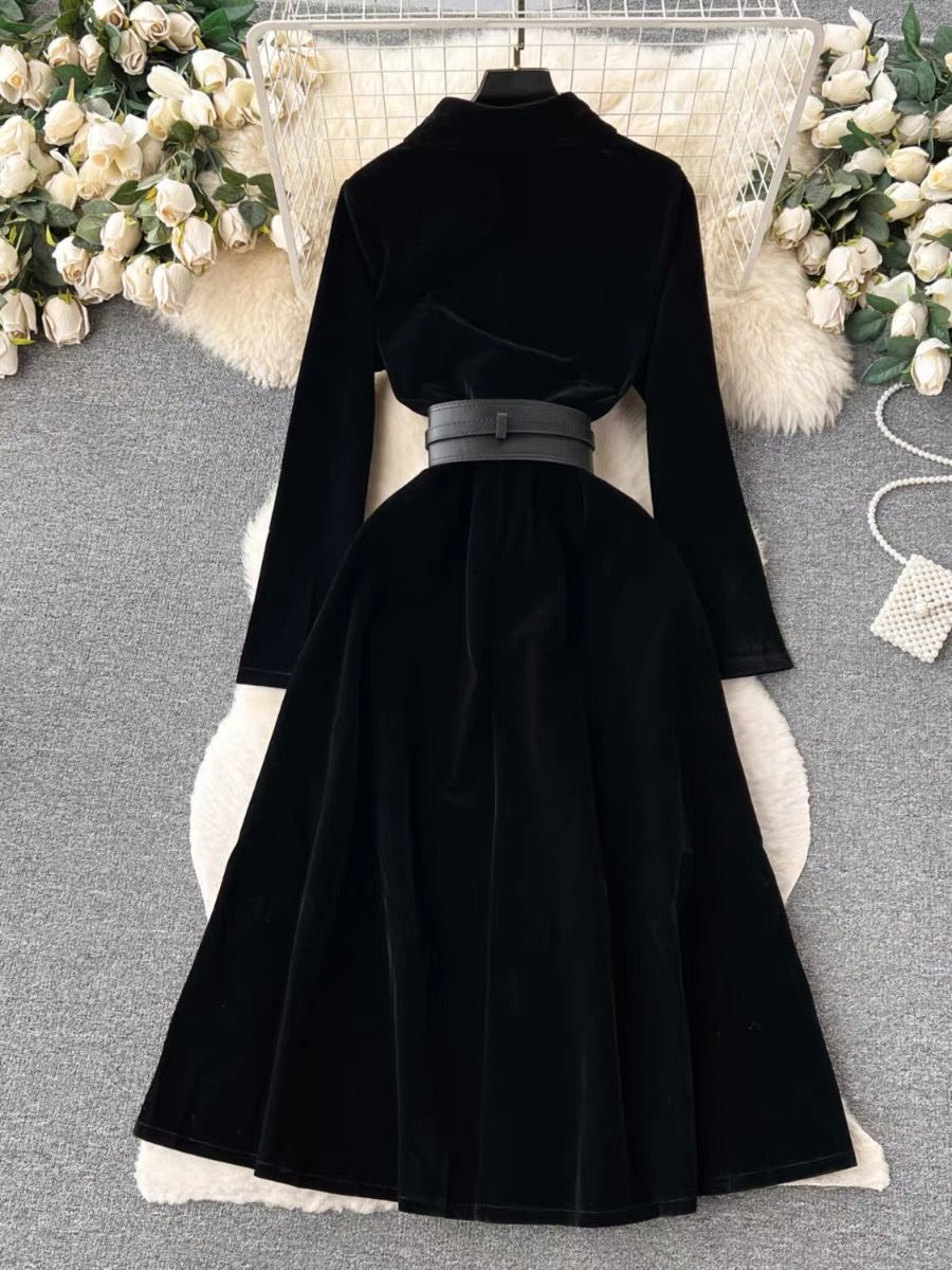 Your next formal meeting cashmere dress FD247 image