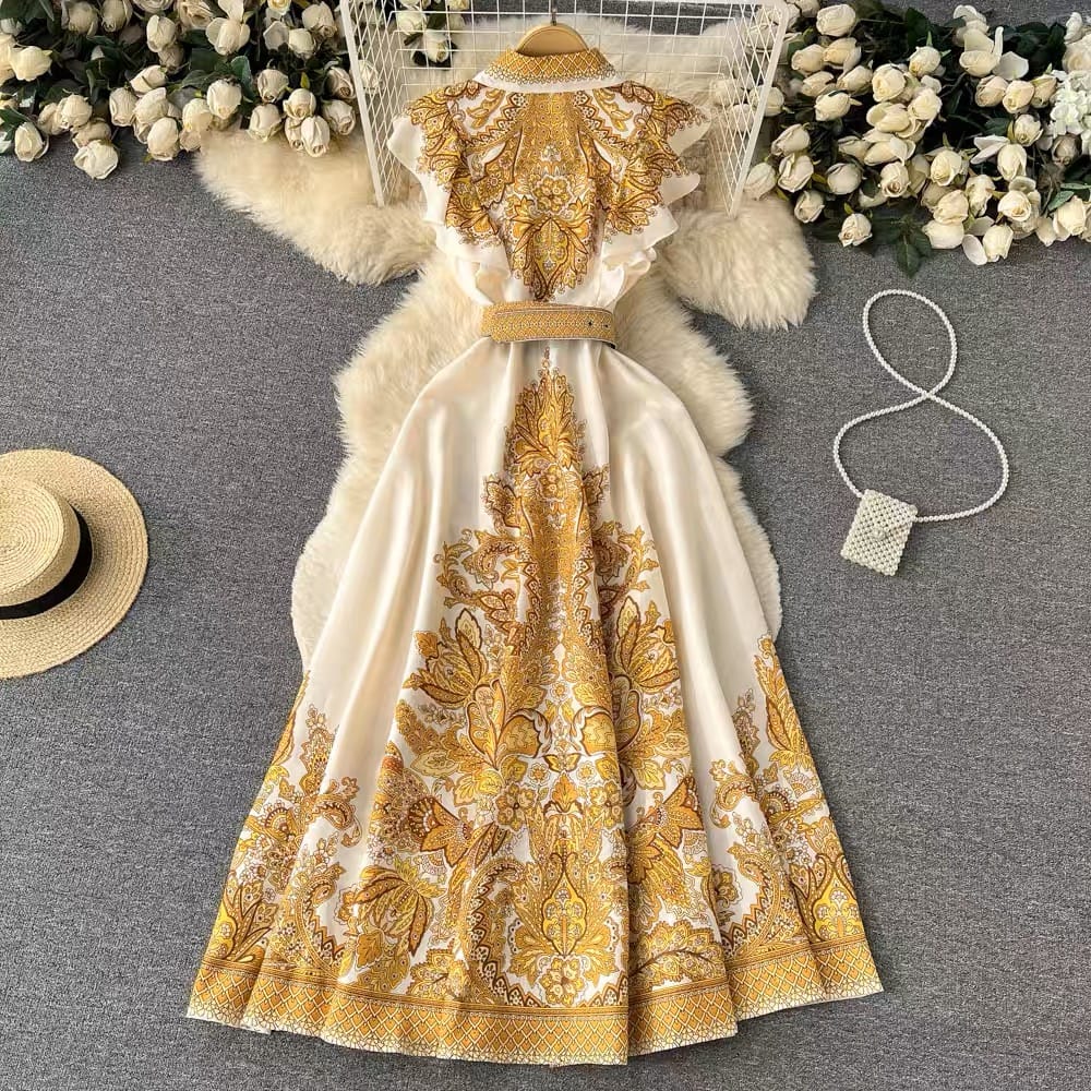 High speed love print dress ED34 image