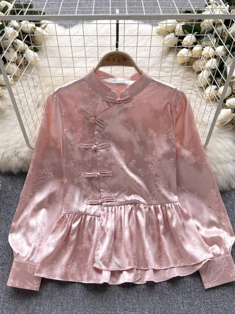 Korean vintage blouse BE187 image