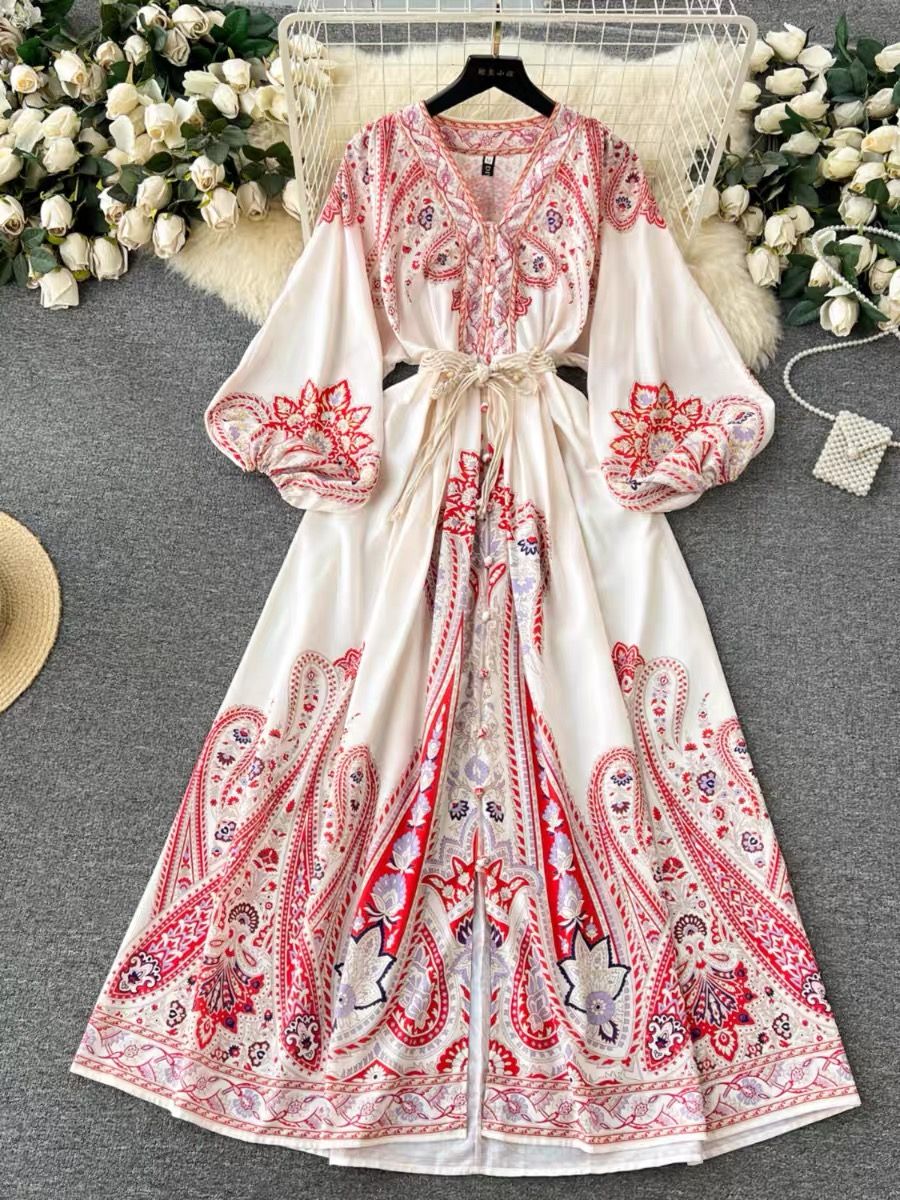 We like to party print dress ED106 image