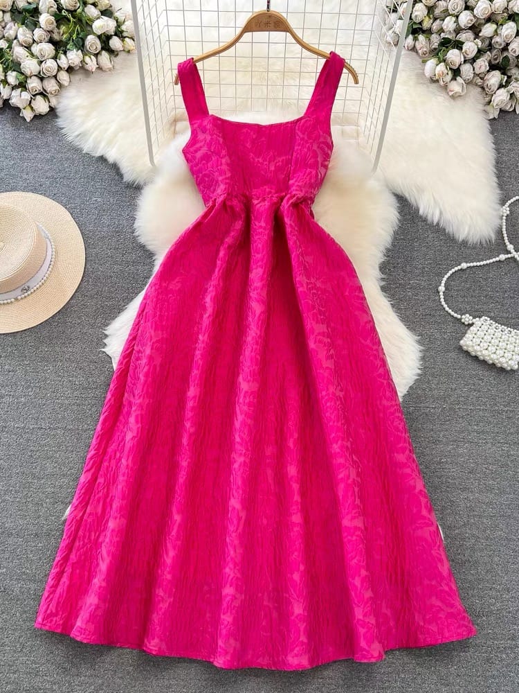 Luxurious shopping brocade dress EVD101 image