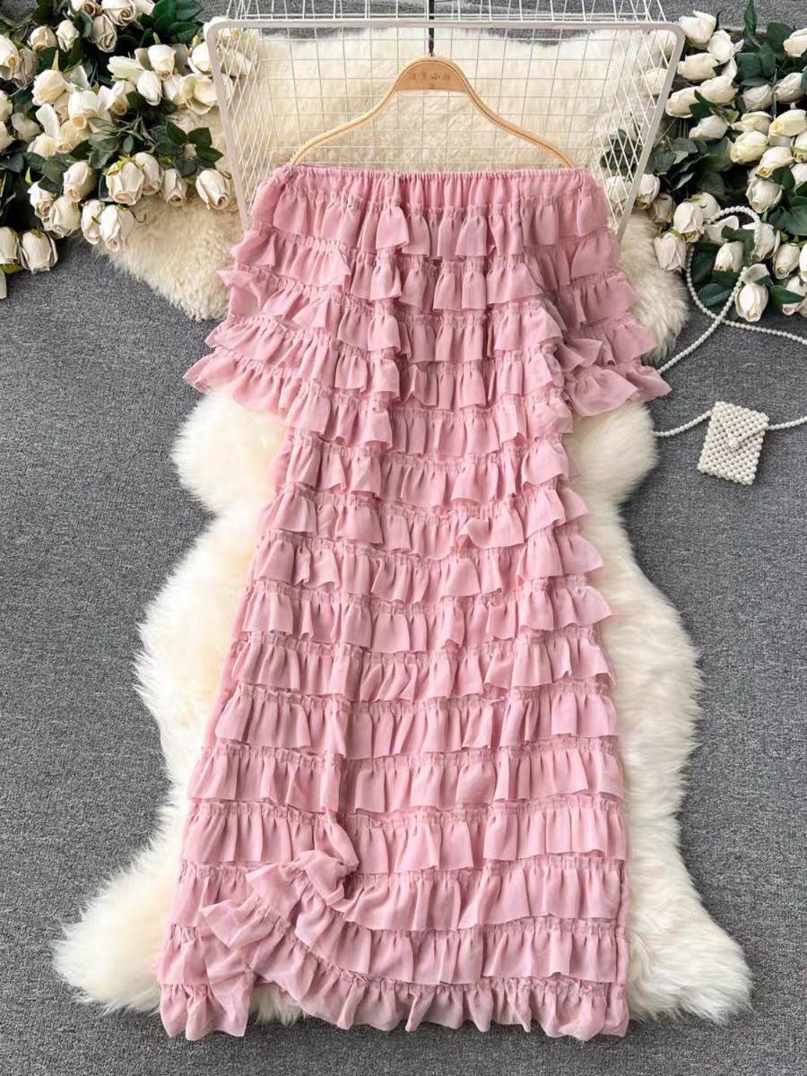 Carnival nights ruffle dress CD567 image