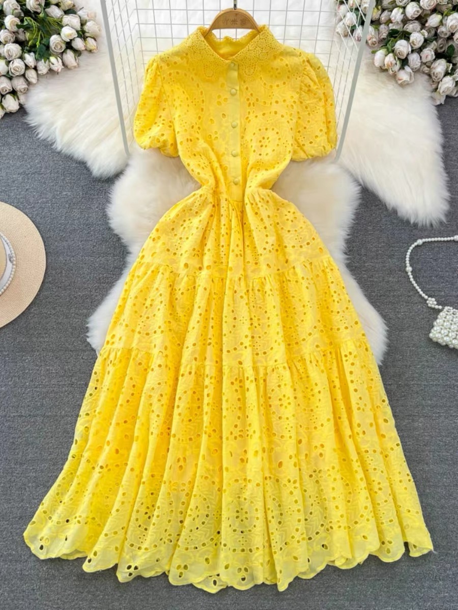 All eyes on me lace dress FD485
