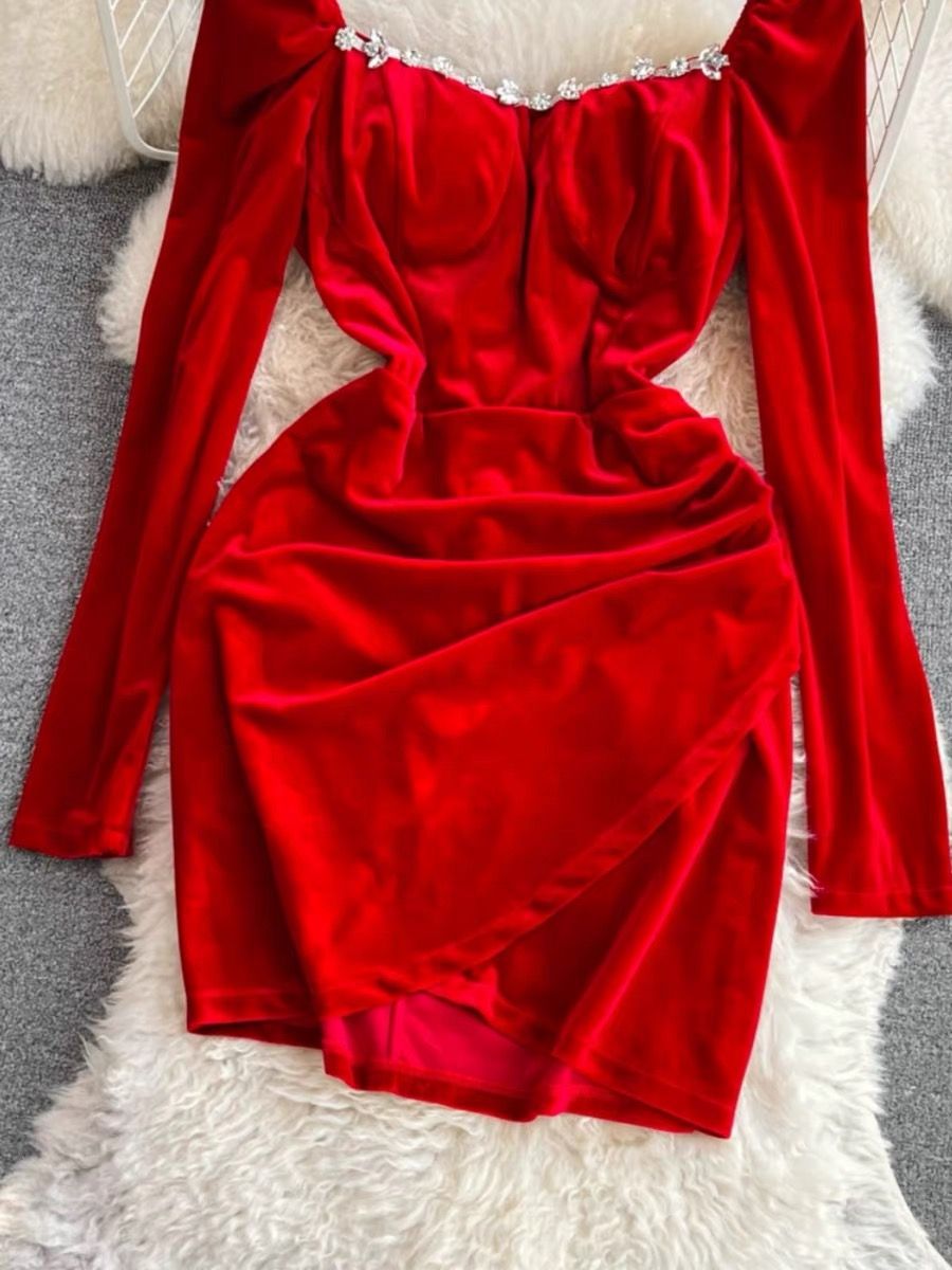 Never the same velvet dress FD464 image