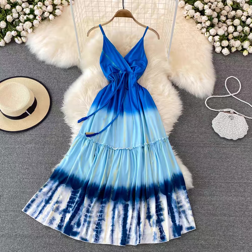 Dinner ready tye dye dress CD61