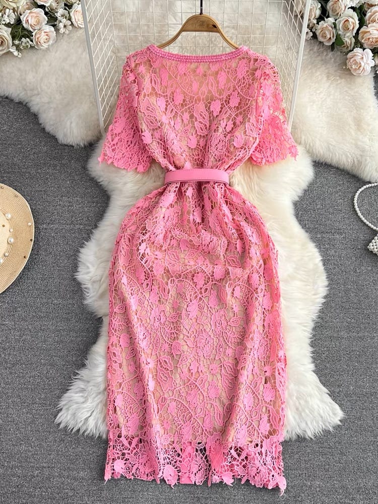 Classic but fierce lace dress FBC30 image