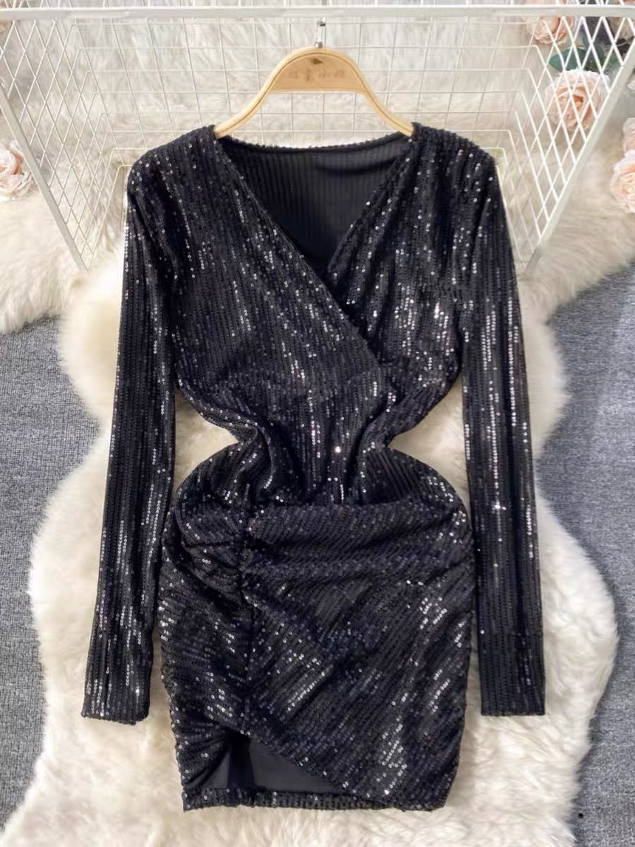 Walk around town sequin dress EBC131 image