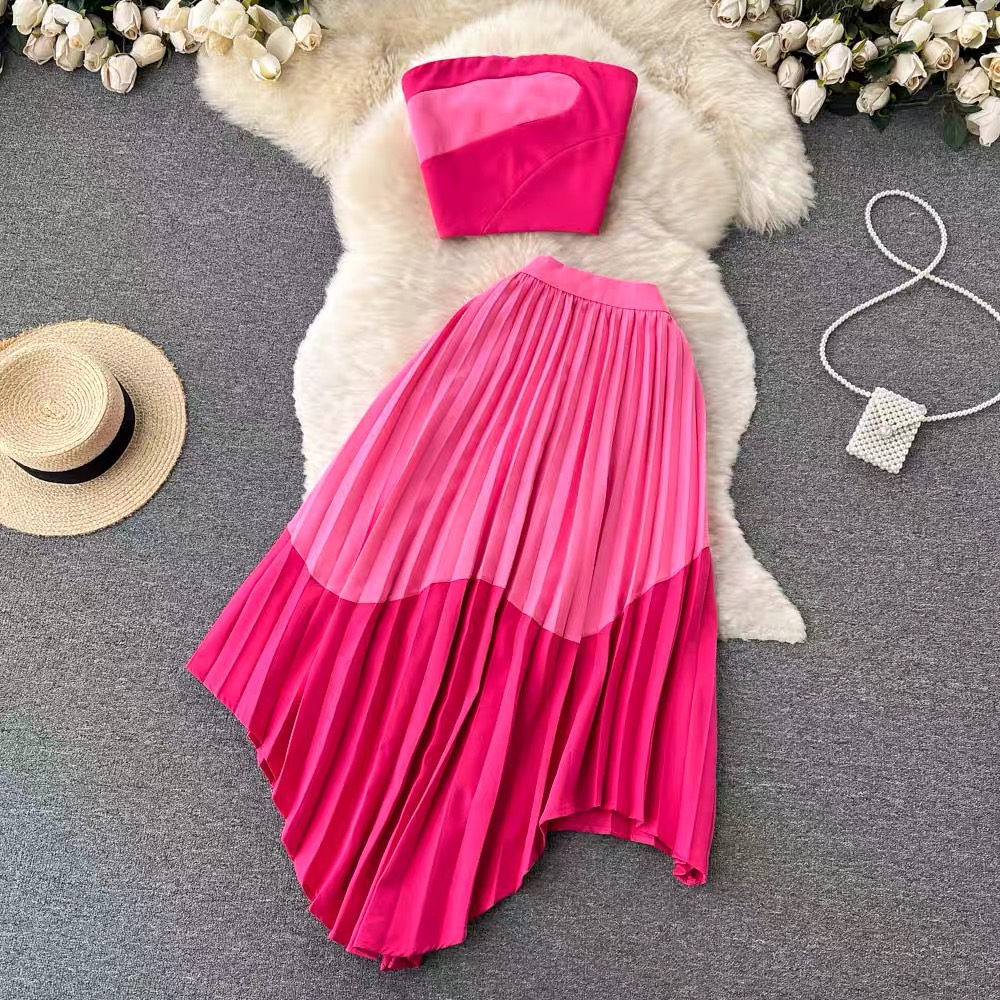 Vixen baddie pleated set TPZZ810 image