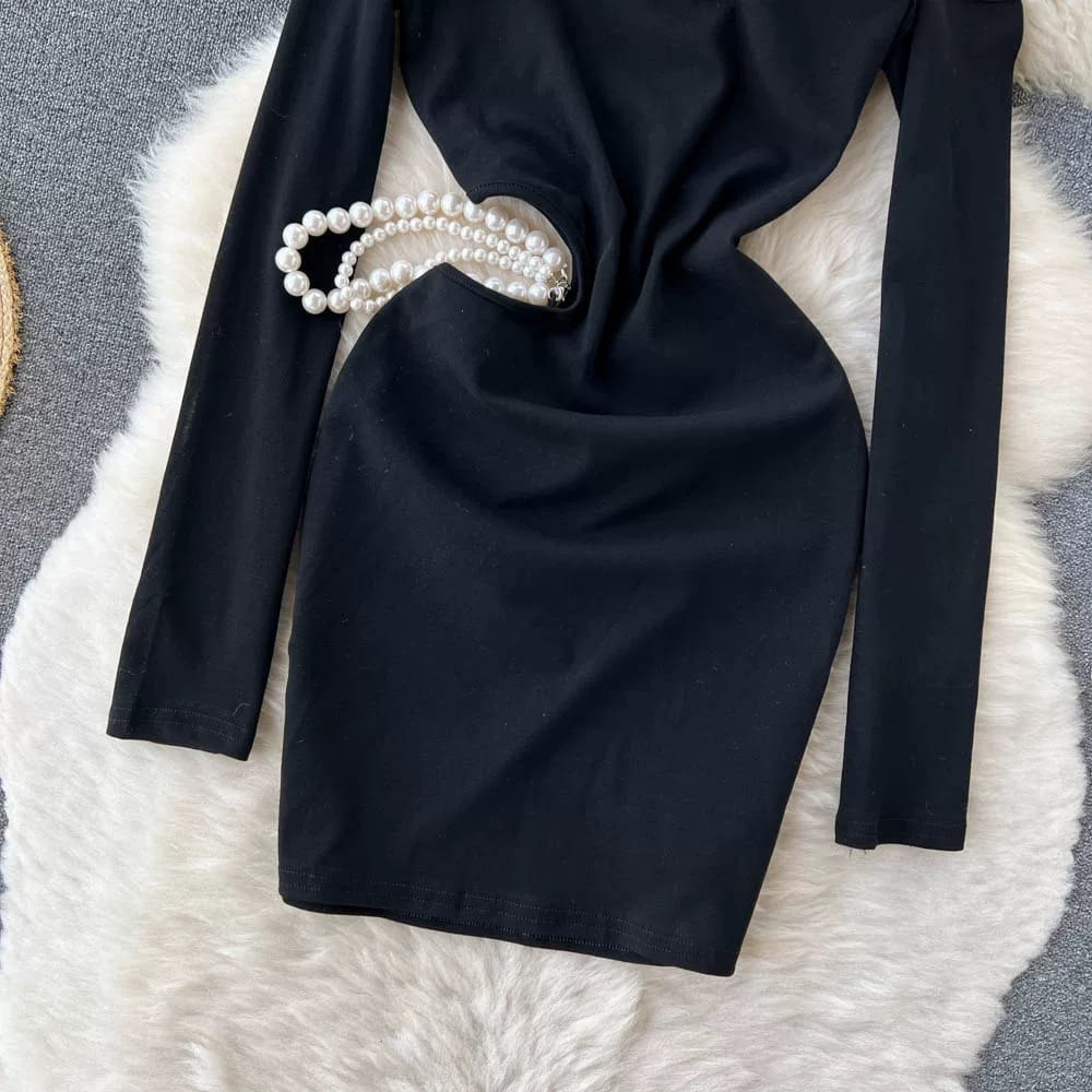 Make you wanna stay pearls gown CBC57 image