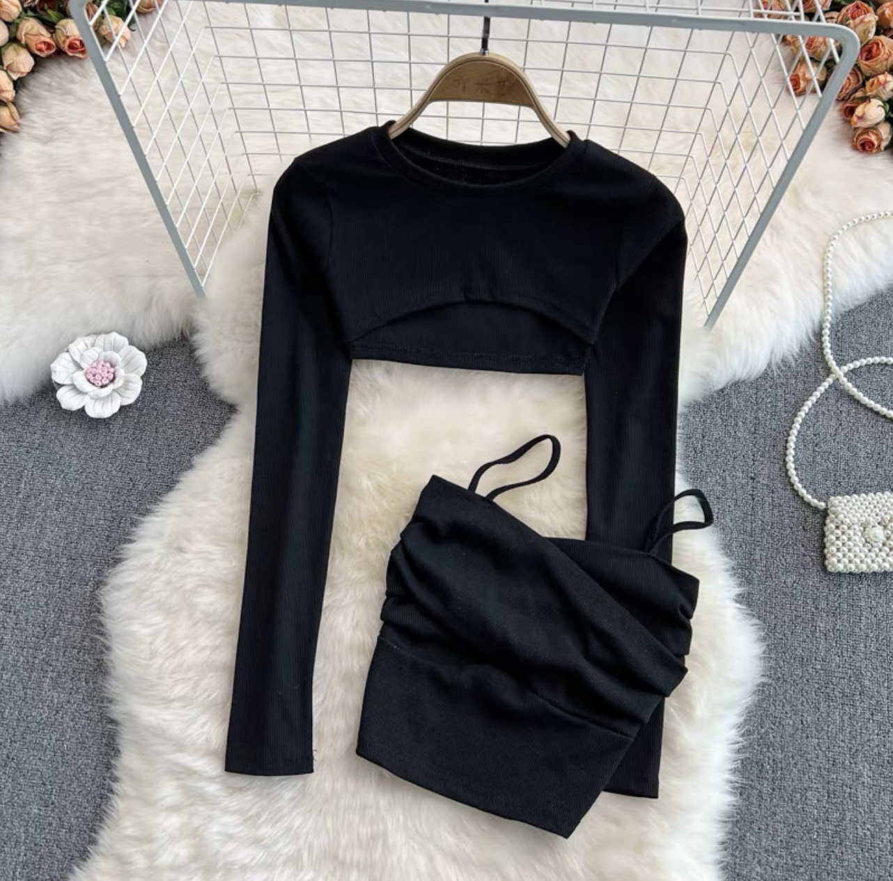 Sweet love top & vest TZZ729 image