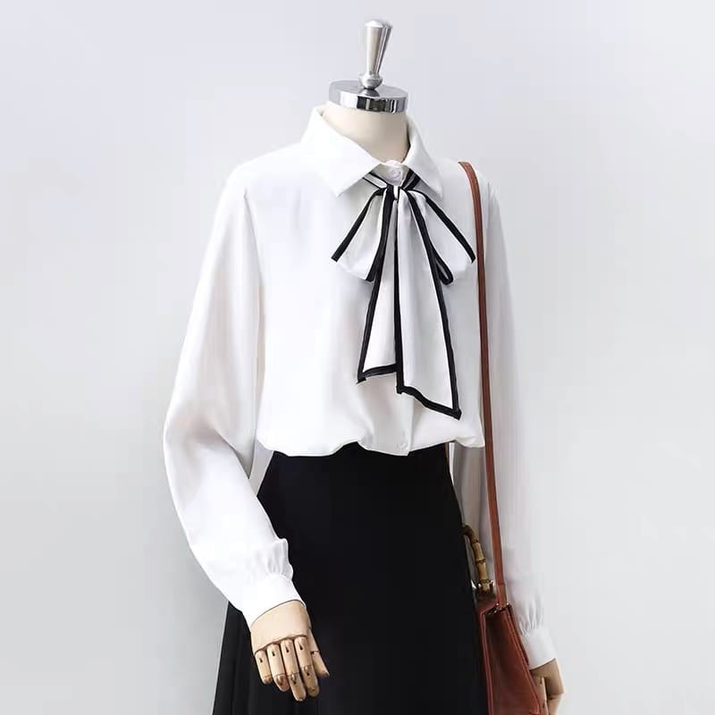 Drive me crazy bow blouse ZVB101 image