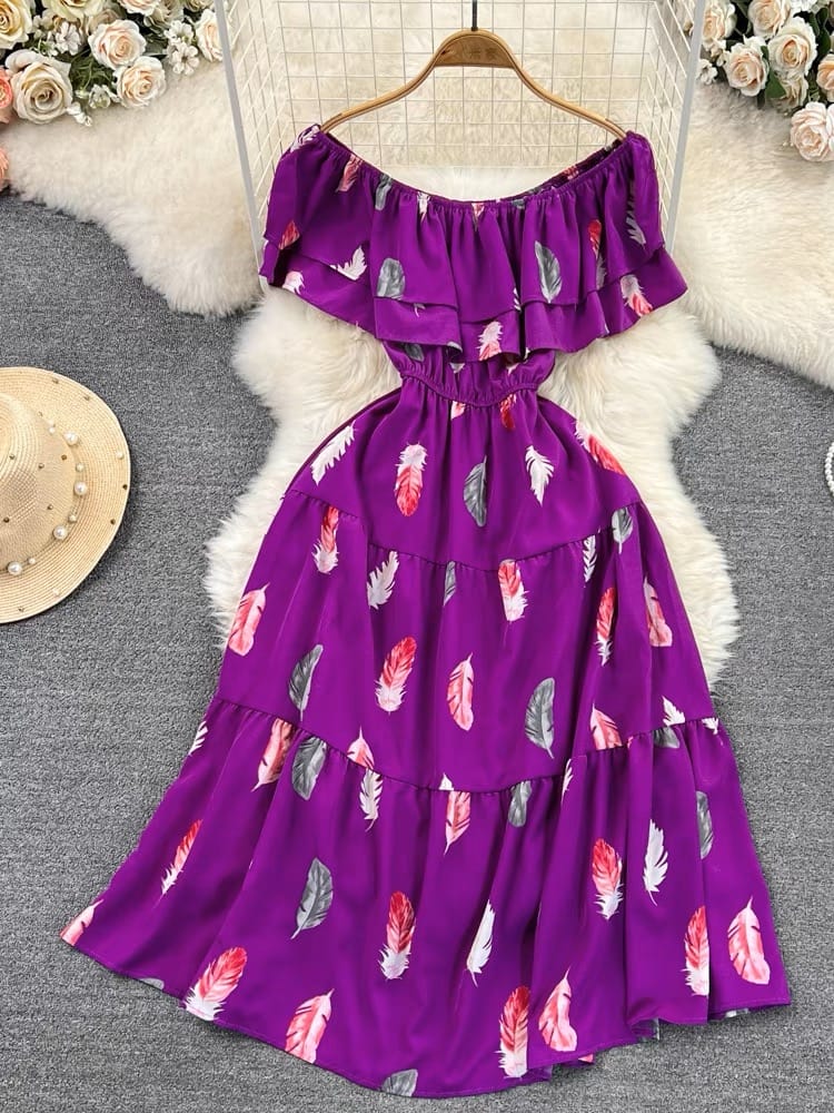 Stepping out off shoulder dress CD232 image