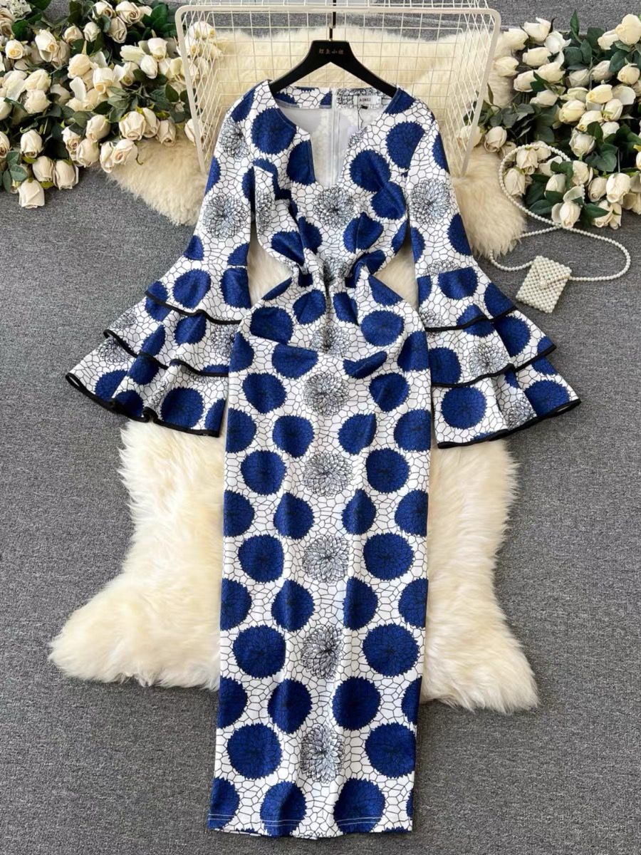 Zee limited edition print dress CBC246 image