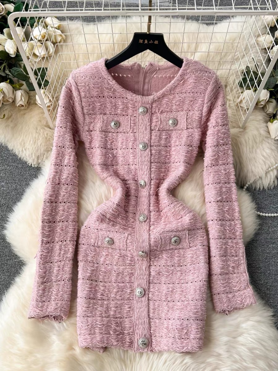 High quality woolen dress FBC63