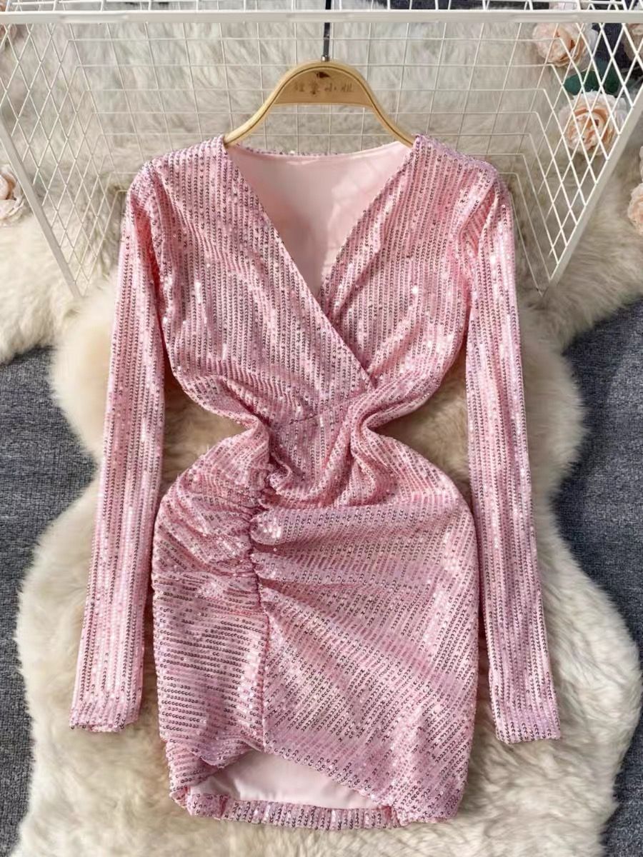 Walk around town sequin dress EBC131 image