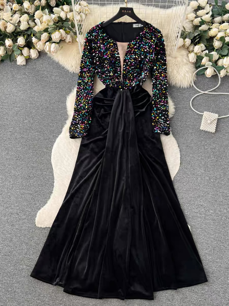 Here’s the celebrant sequin dress FD310